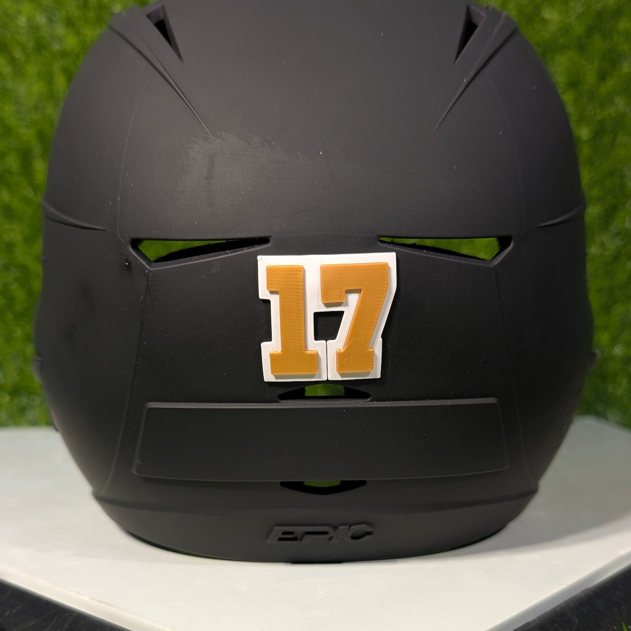 Batting Helmet Number Plates Add-On