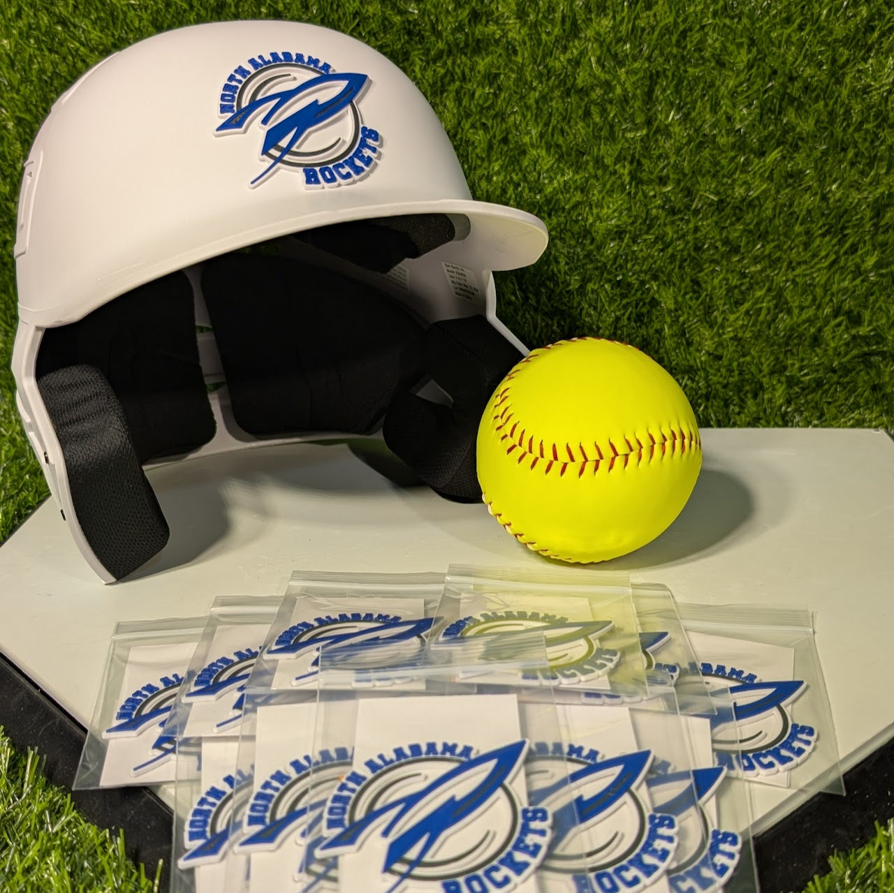 Batting Helmet Emblems
