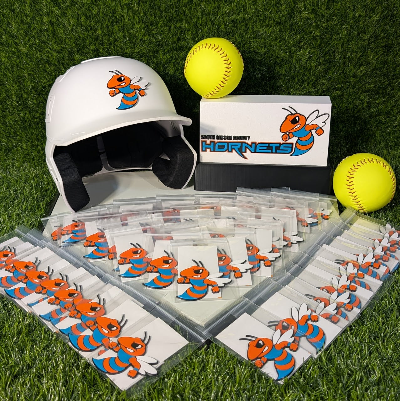 Batting Helmet Emblems