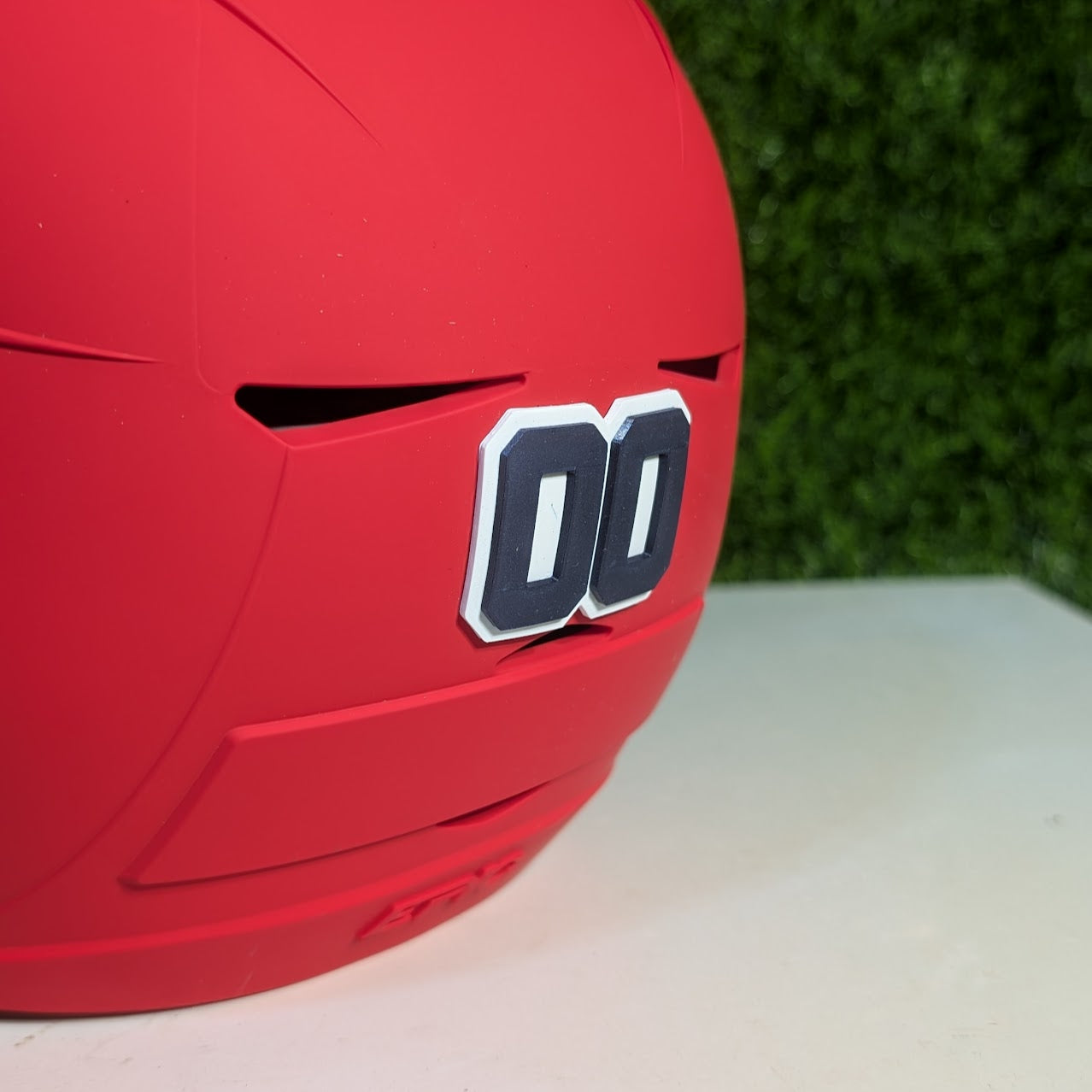 Batting Helmet Number Plates Add-On