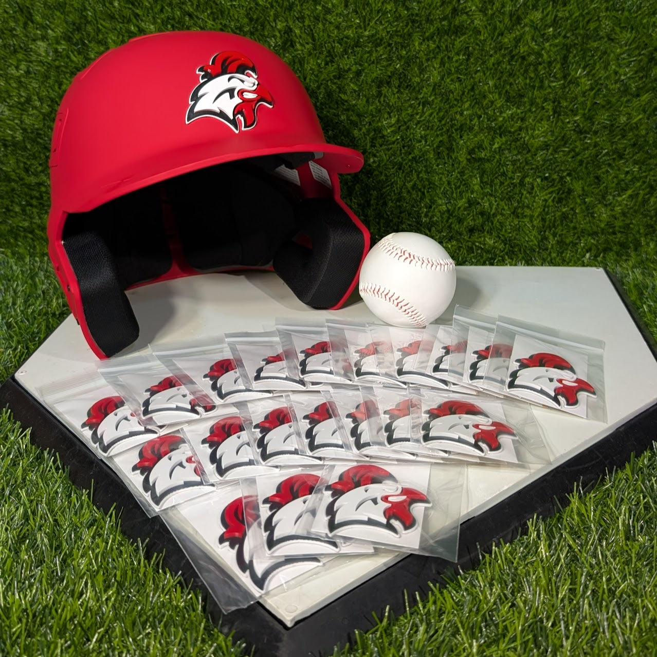 Batting Helmet Emblems