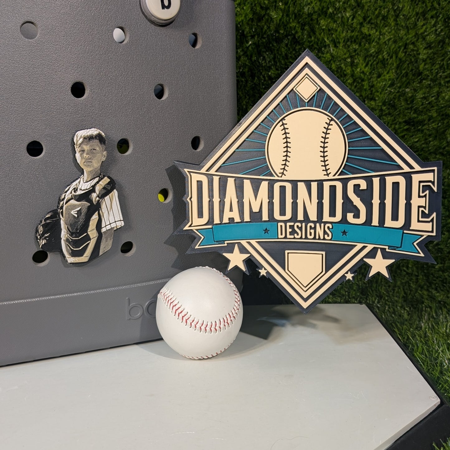 Custom 3D Photo-Realistic Charm for Bogg Bags