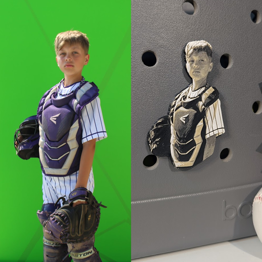 Custom 3D Photo-Realistic Charm for Bogg Bags